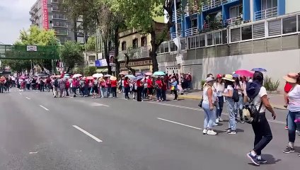 CNTE sigue manifestándose en CDMX, conoce los puntos donde se encuentran