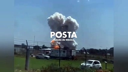 Explosión de pirotecnia en Tultepec...otra vez (VIDEO)