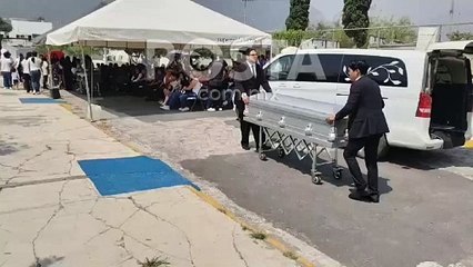 Sepultan a padre e hijastro que fallecieron en accidente de San Pedro
