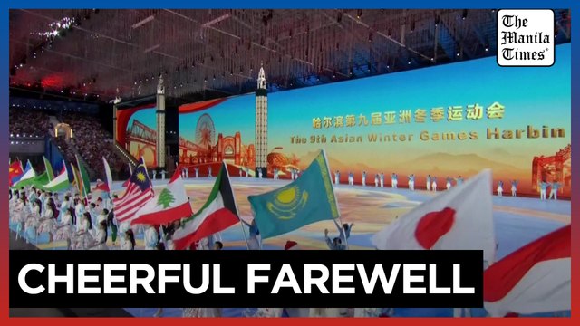Asian Winter Games come to a close with colorful closing ceremony