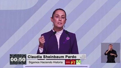 Claudia Sheinbaum promete llevar a México por la prosperidad compartida