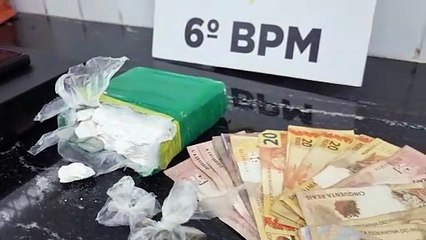 PM estoura ponto de tráfico em casa de prostituição e dois são detidos no Santa Felicidade