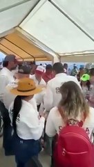 Candidata de Morena en Jalisco realiza mitin en aparente estado de ebriedad