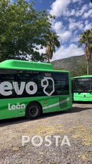 Arrancan 5 nuevas rutas con 60 camiones en Nuevo León