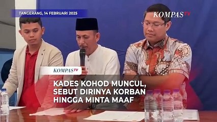 Kades Kohod Arsin Akhirnya Muncul, Langsung Klarifikasi Begini