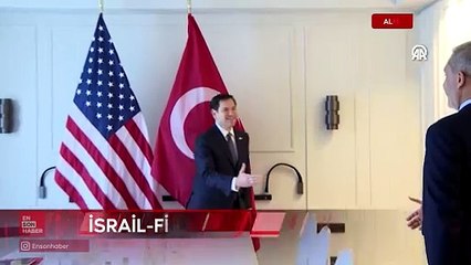 Dışişleri Bakanı Hakan Fidan, ABD'li mevkidaşı ile görüştü