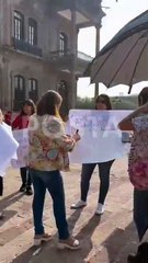 Protestan por malas condiciones de escuela en Guadalupe