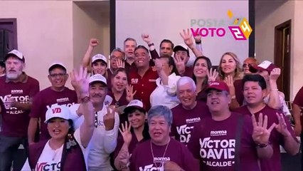 Recibe Víctor David Guerrero apoyo del bloque estatal morenista
