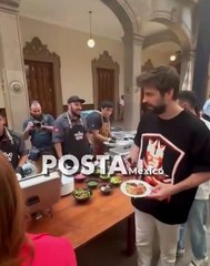 Se deleita Gerard Piqué con gastronomía regional en Nuevo León