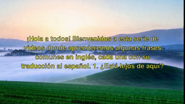 Frases Comunes en Ingles: Desde '¿Esta lejos de aqui?' hasta '¡Es muy caro!'