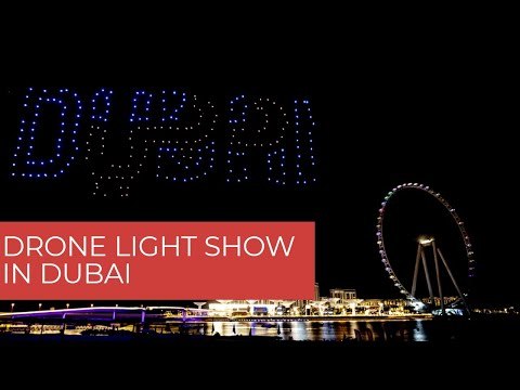 Drone Light Show in Dubai: 300 drones light up the sky for Dubai Shopping Festival