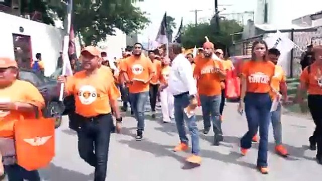 Pide Linda Padilla sumarse al proyecto de campaña del candidato Héctor García