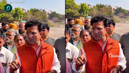 Delhi News: Patparganj में BJP विधायक Ravinder Negi ने दी JCB की धमकी | Viral Video | वनइंडिया हिंदी
