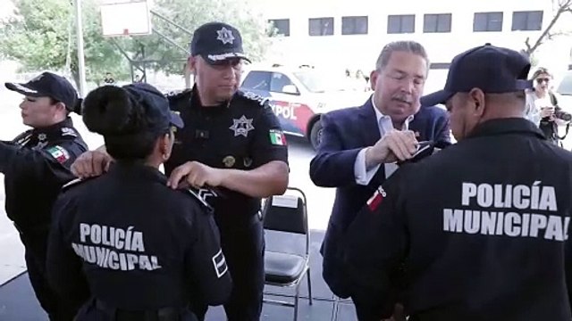 Escobedo reconoce a 34 elementos de Seguridad Ciudadana con ascensos