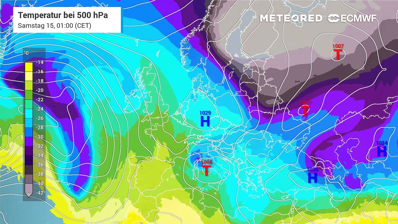 Ungewöhnlich niedrige Februartemperaturen sorgen für eisige Kälte – weit unter dem langjährigen Klimamittel.