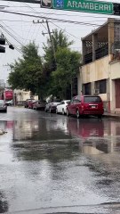 Encharcamientos predominan en primer cuadro de Monterrey