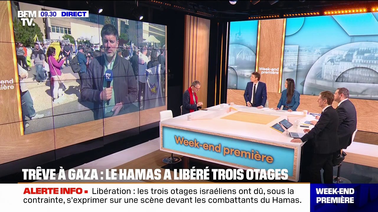 Trêve à Gaza: trois nouveaux otages israéliens ont été libérés par le Hamas ce samedi matin