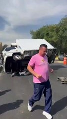 ¡Caótica mañana en Circuito Interior! Tres accidentes en menos de una hora