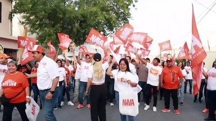 Jesús Nava Rivera lleva sus propuestas a los vecinos de Santa Catarina
