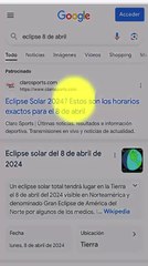 “Google se eclipsa”; esto pasa si buscas información del eclipse
