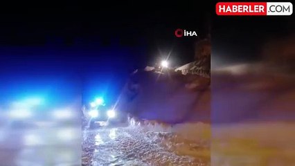 Adıyaman'da Kardan Kapalı Yolda Hamile Kadına Ulaşıldı
