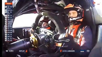 WRC 2 2025 Sweden SS10 Linnamae Crashes