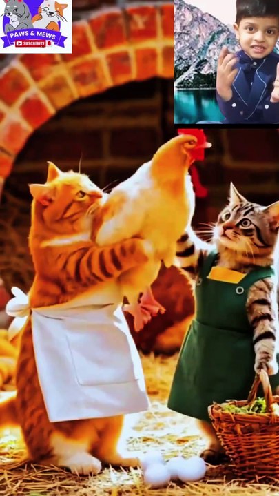 cats cooking food #shorts #dailymotion  shorts#