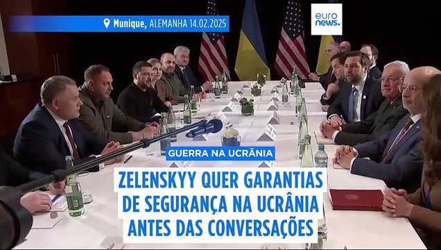 Zelenskyy diz a JD Vance que a Ucrânia precisa de garantias de segurança antes das conversações com Putin