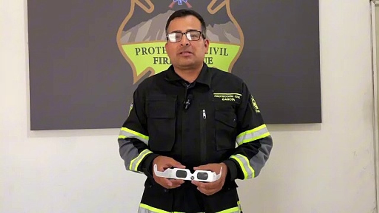 Protección Civil García: medidas de seguridad para el eclipse solar del 8 de abril