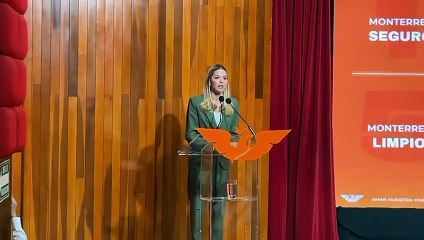 Presenta Mariana Rodríguez sus ejes de ‘Amar a Nuestra Ciudad’ en Monterrey