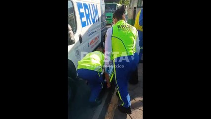 Choque de unidad de transporte público deja a 10 personas lesionadas