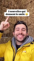 5 bonnes nouvelles de la semaine !