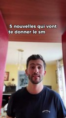 5 bonnes nouvelles de la semaine !