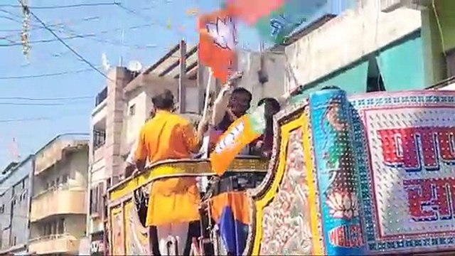 जीत के बाद भाजपा ने शहर में निकाला विजय जुलूस, मेयर से लेकर पार्षद तक शामिल