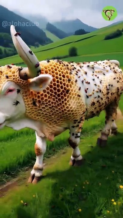 Cow_covered_in_honeycomb_like_millions_bee_s_save_by_rescue_team_#humanity_#cow_#animals_#rescueteam()