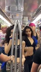 Kenia Os sorprende al cantar en el Metro rumbo al Tecate Pa’l Norte (VIDEO)