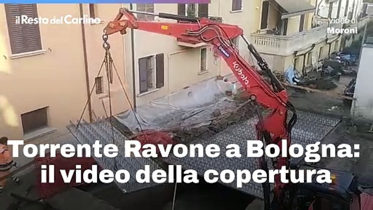 Torrente Ravone a Bologna: il video della copertura - Video Dailymotion