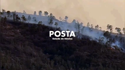 Cero y van tres...otra vez se incendia la Sierra de Guadalupe en Tlalnepantla