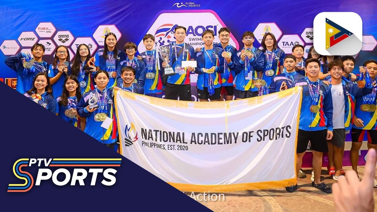 Mga manlalangoy ng NAS, humakot ng medalya sa AOSI Swimming Championships