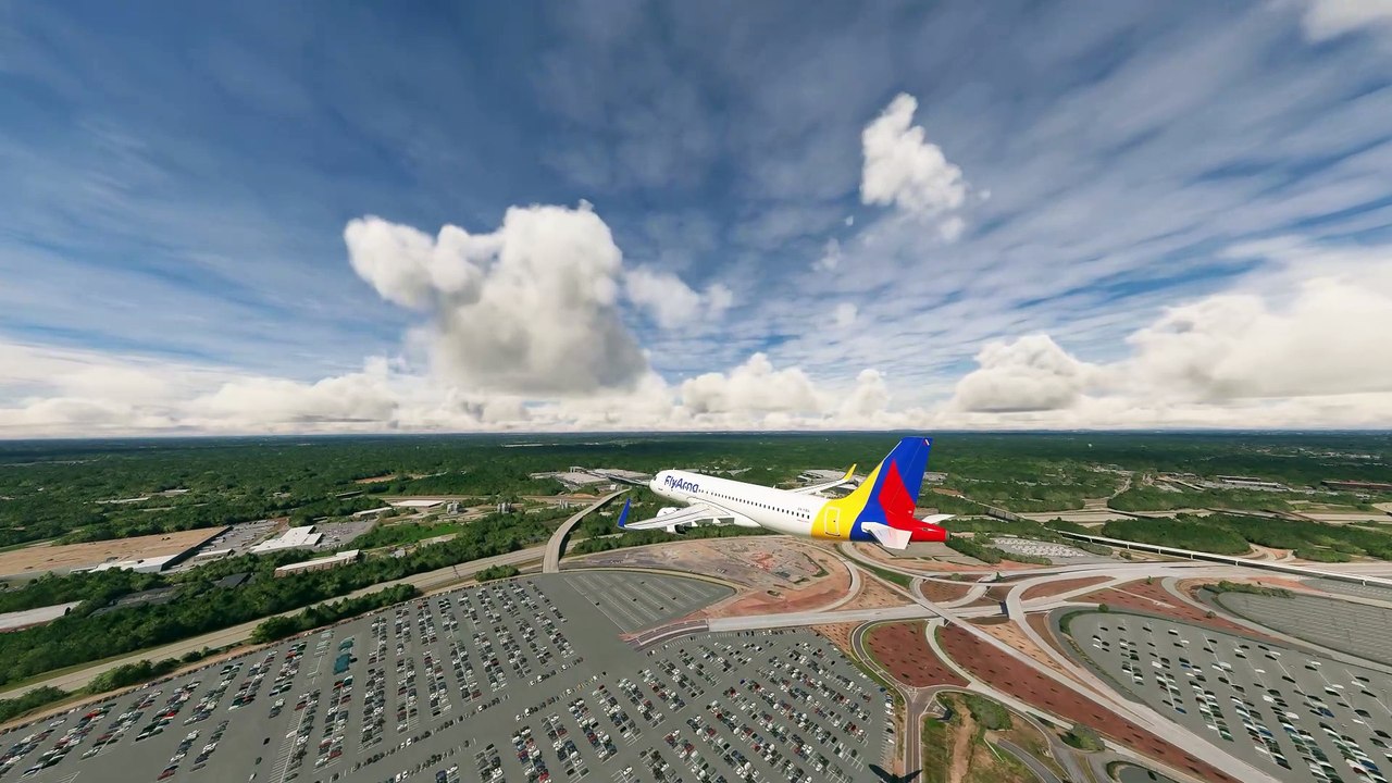 Marvelous Departure Fly Arna A320 at Hartsfield-Jackson Atlanta Airport (KATL), Atlanta, United States