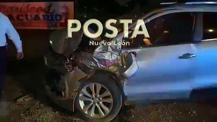 Acaba familia herida tras sufrir choque en Cadereyta