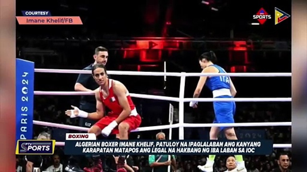 Algerian boxer Imane Khelif, patuloy na ipaglalaban ang karapatan matapos ang legal ...