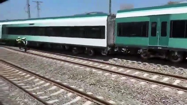Se descarrila vagón del Tren Maya en su recorrido Campeche-Cancún
