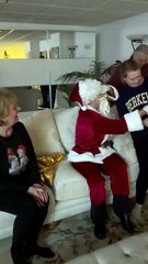 Family gets an unforgettable Christmas surprise when loved one returns after five years
