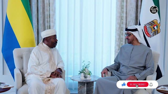 UAE President receives President of Gabon