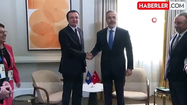 Dışişleri Bakanı Hakan Fidan, Kosova Başbakanı Kurti ile Görüştü