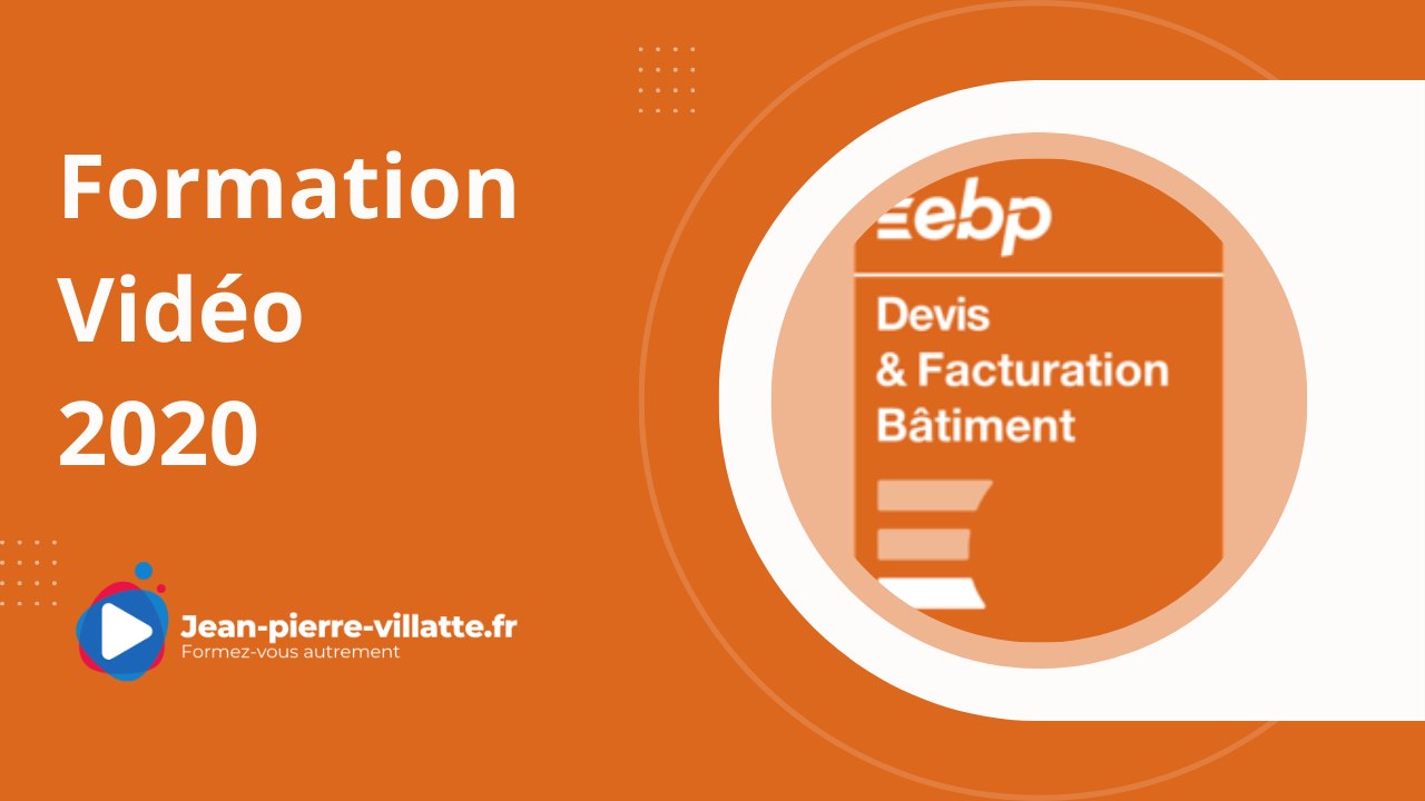 EBP Devis Facturation Bâtiment 2020 : Ergonomie