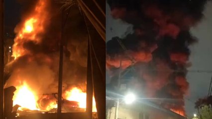 Video | Se registró un voraz incendio en una fábrica de colchones en Itagüí: esto se sabe