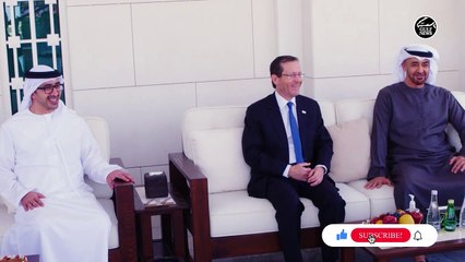 UAE President receives Israeli counterpart in Abu Dhabi