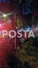 Muere conductor de auto compacto tras choque, llega a hospital, pero no se salva